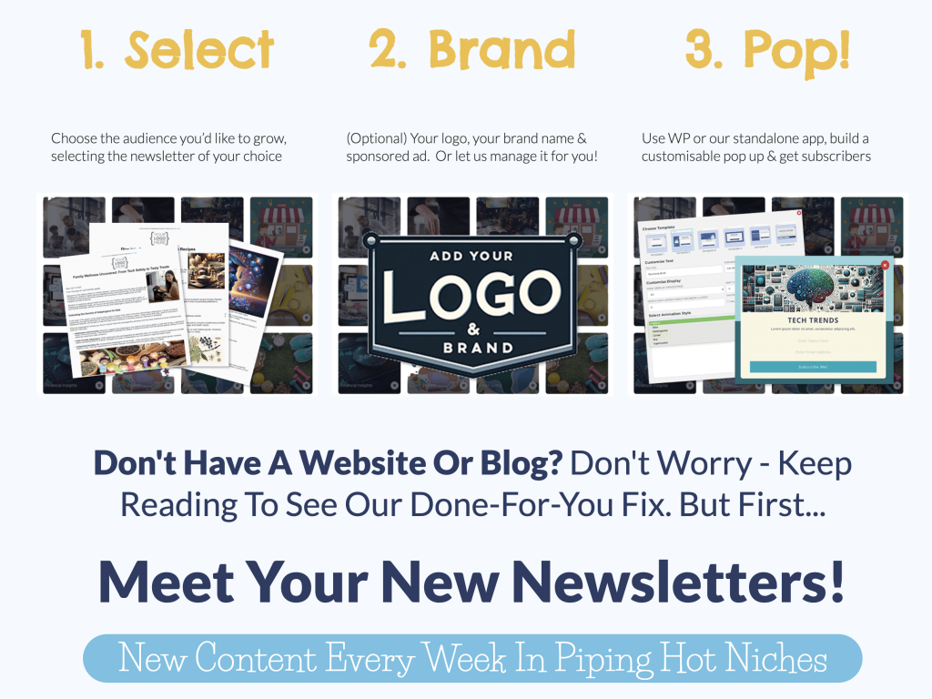Minute Pop : 6 Figure DFY Newsletters and Funnels! 1